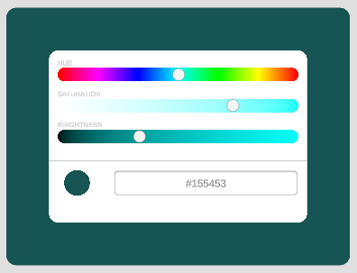 Predefined color pickers | Color Picker Package